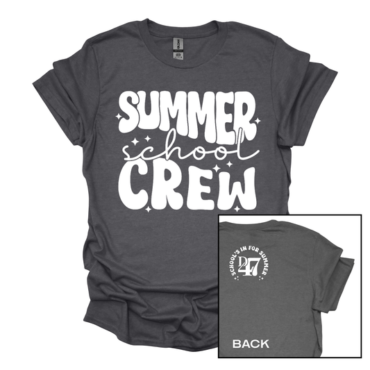 Summer School Crew, White | Short Sleeve Adult Tee