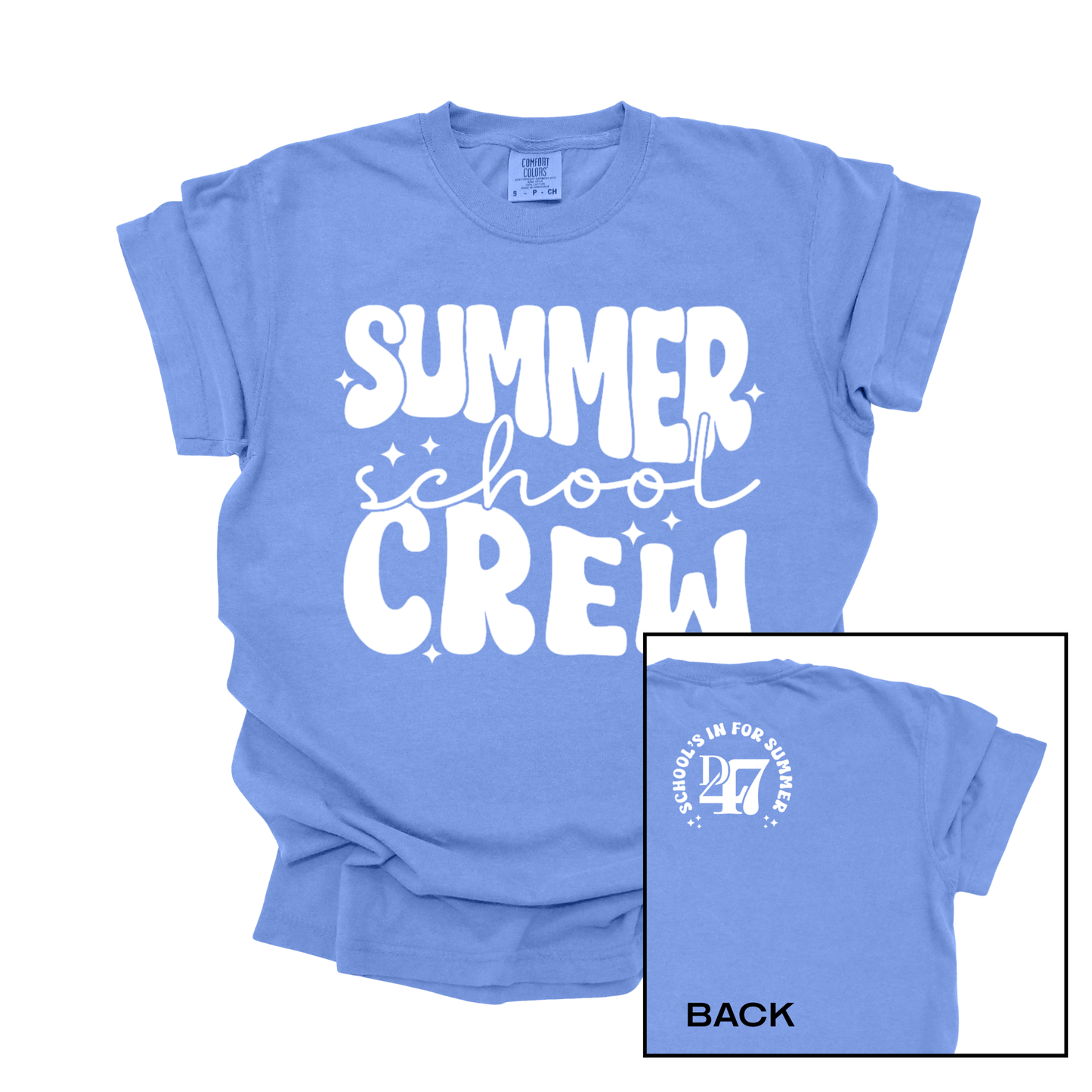Summer School Crew, White | Short Sleeve Adult Tee