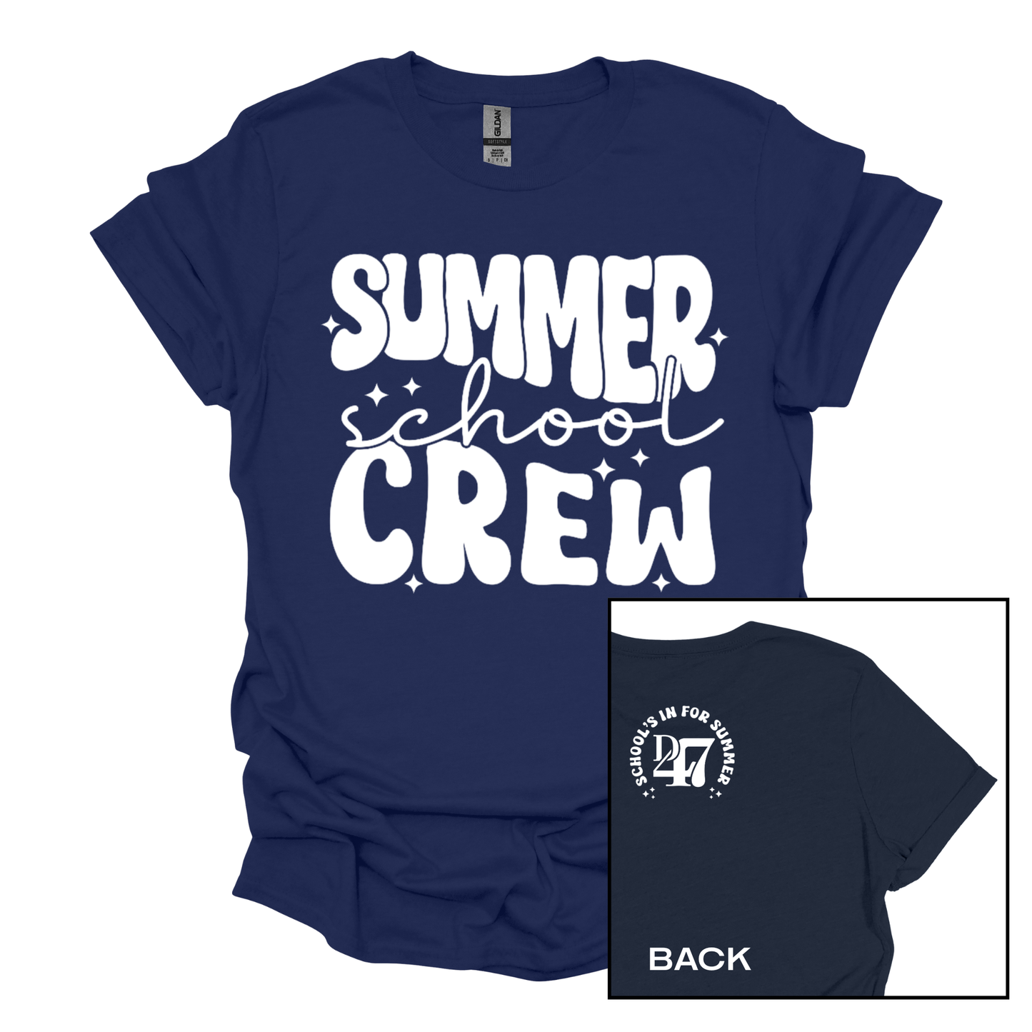 Summer School Crew, White | Short Sleeve Adult Tee