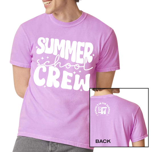 Summer School Crew, White | Short Sleeve Adult Tee