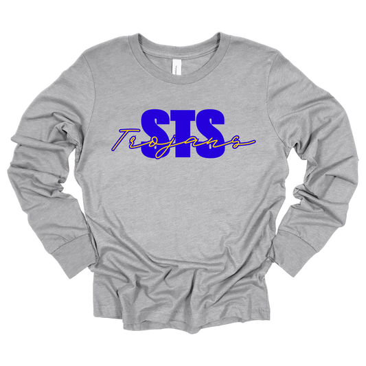 STS Trojans | Long Sleeve Toddler Tee