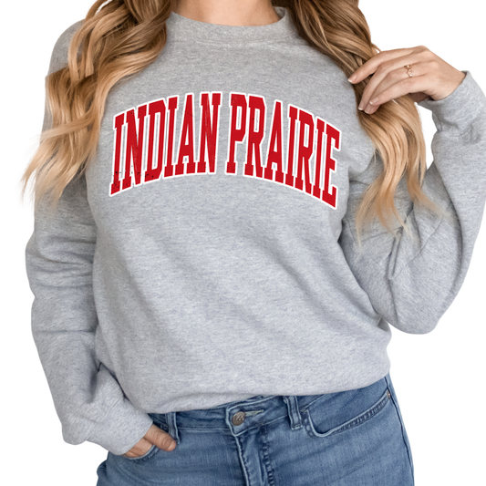 Varsity Indian Prairie  | Adult Crewneck