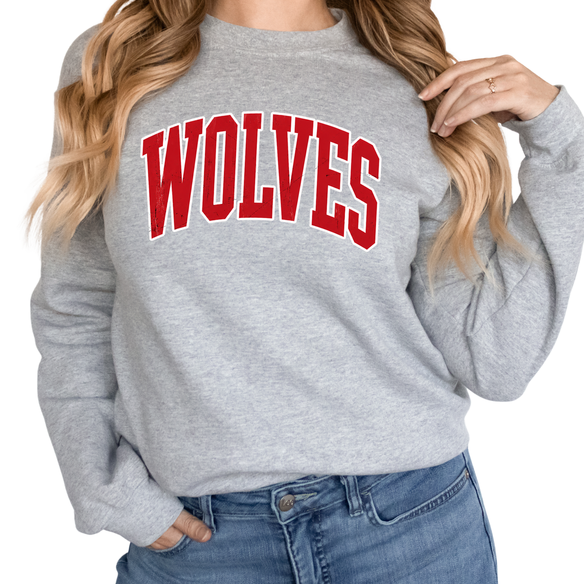 Varsity Wolves  | Adult Crewneck
