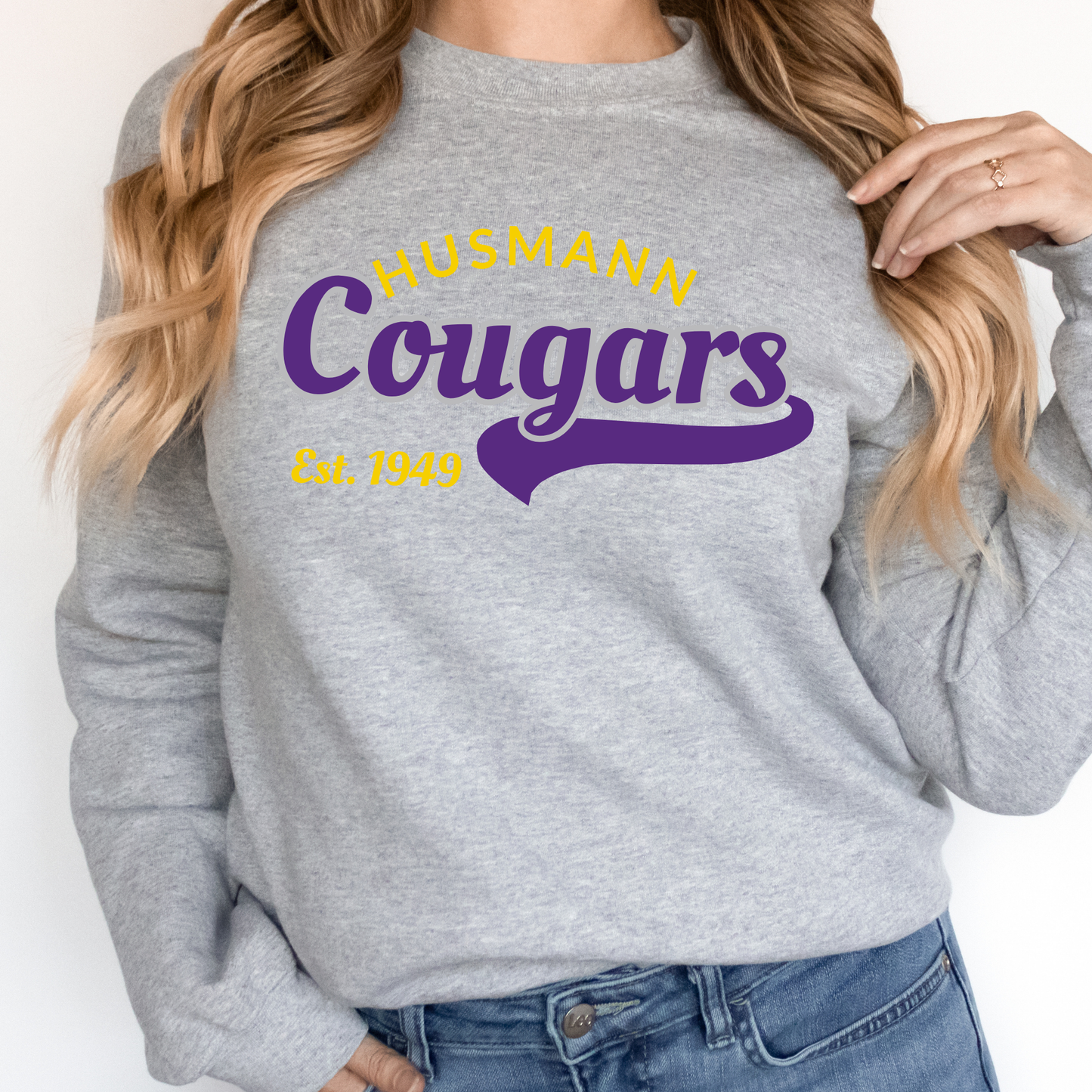 Vintage Cougars | Adult Crewneck