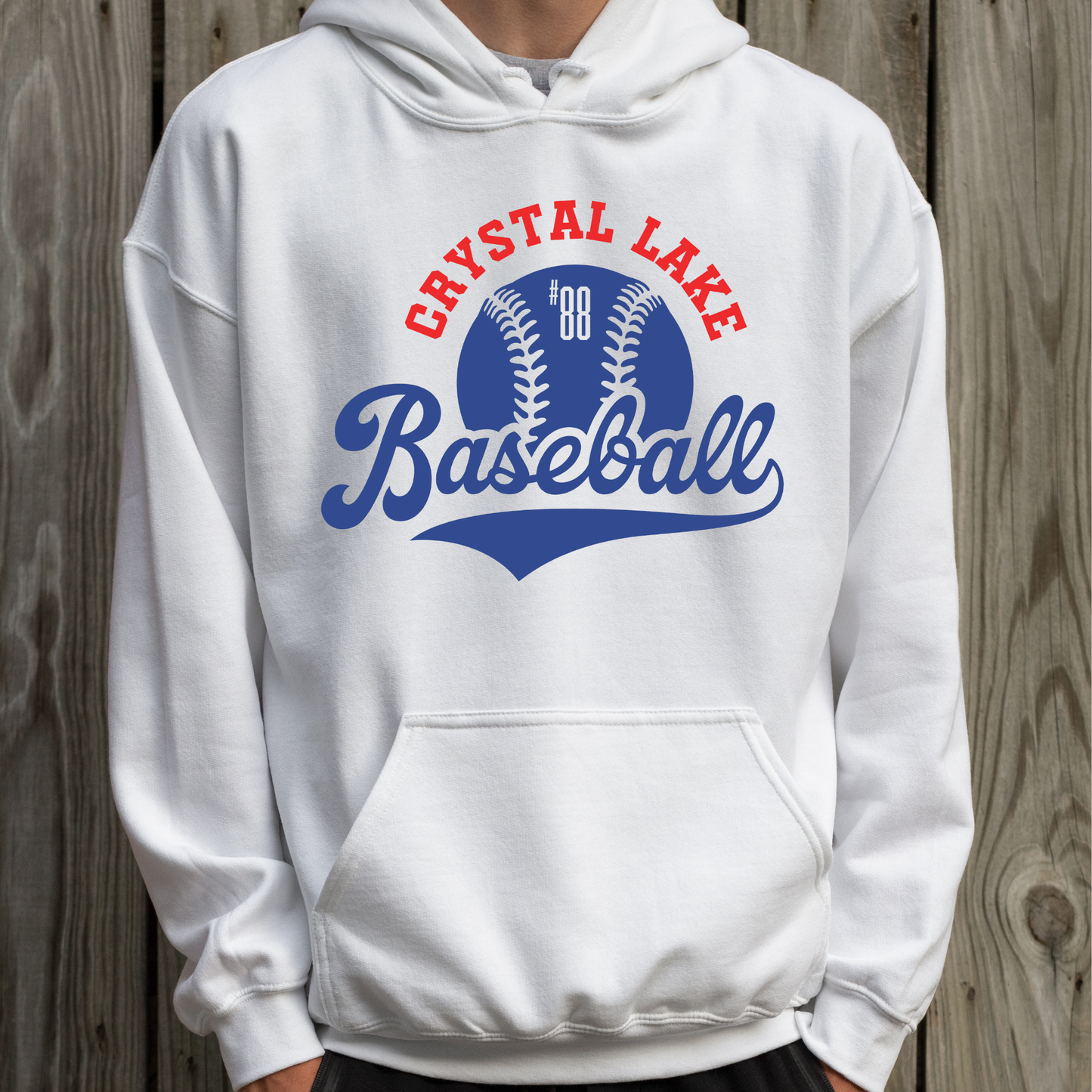 Vintage CLB, Personalized | Adult Hooded Sweatshirt
