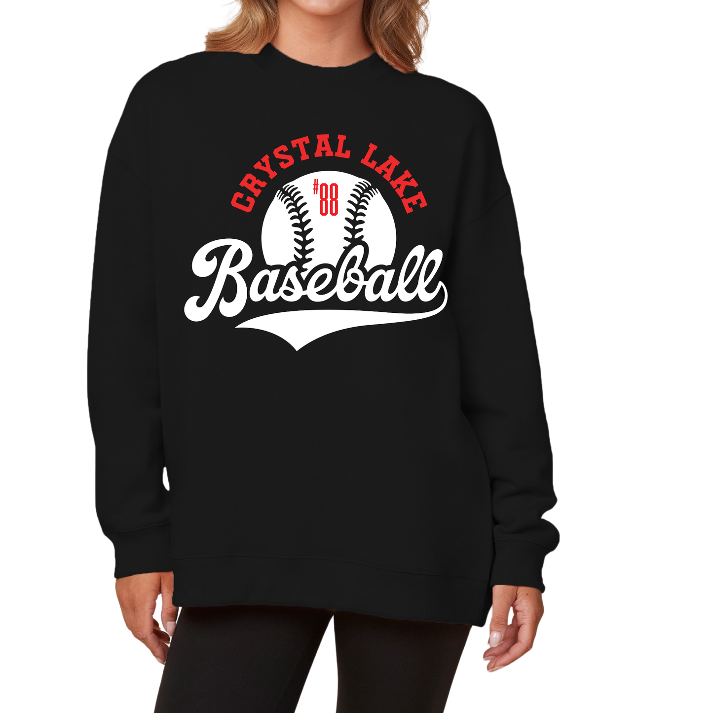 Vintage CLB, Personalized | Ladies Oversized Crewneck