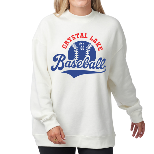Vintage CLB, Personalized | Ladies Oversized Crewneck
