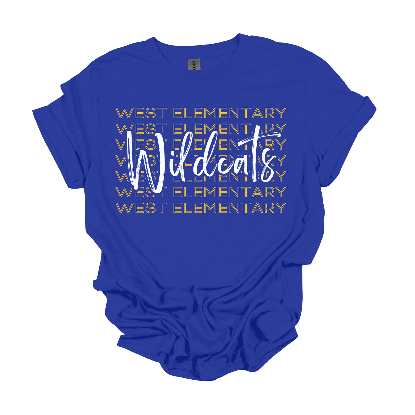 West Elementary Wildcat Stack | Short Sleeve Tee