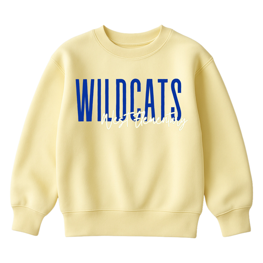 West Wildcats | Youth Fleece Crewneck