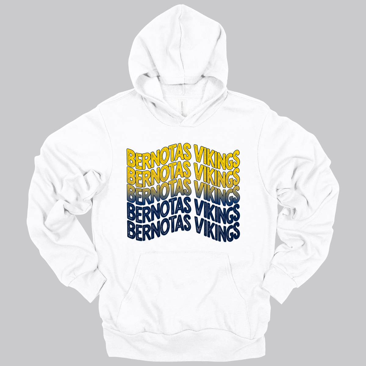 Wavy Bernotas Vikings | Adult Hooded Sweatshirt