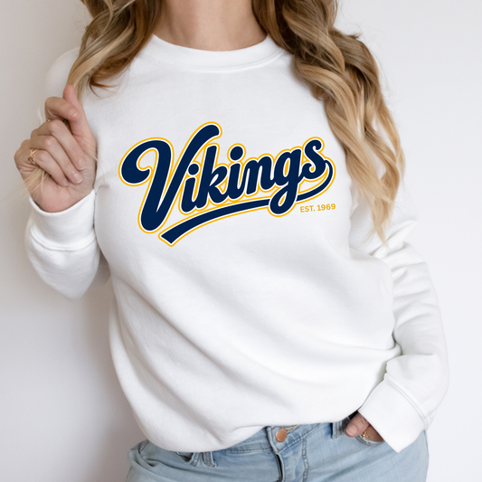 Vikings, Est. 1969 | Adult Crewneck