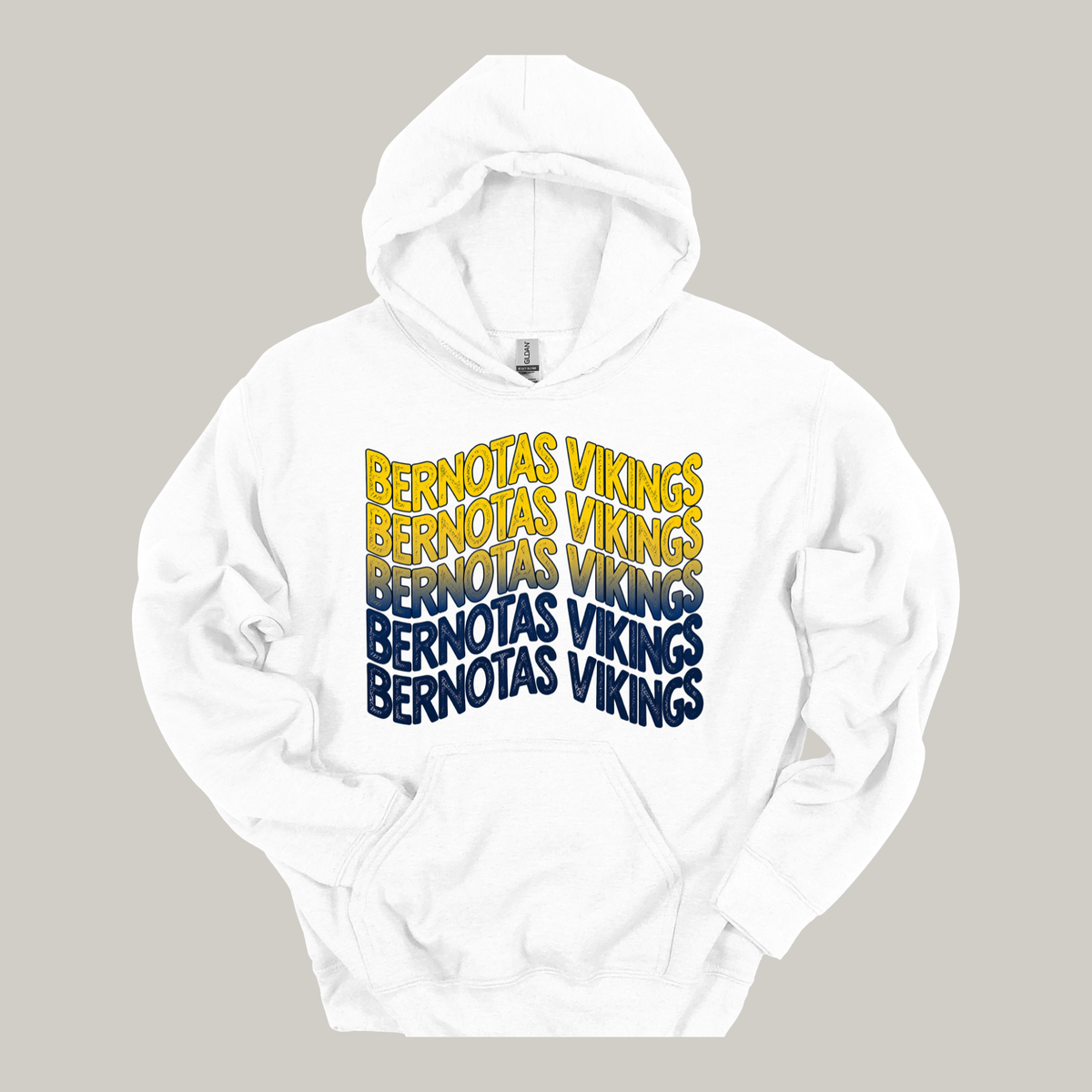 Wavy Bernotas Vikings | Youth Hooded Sweatshirt