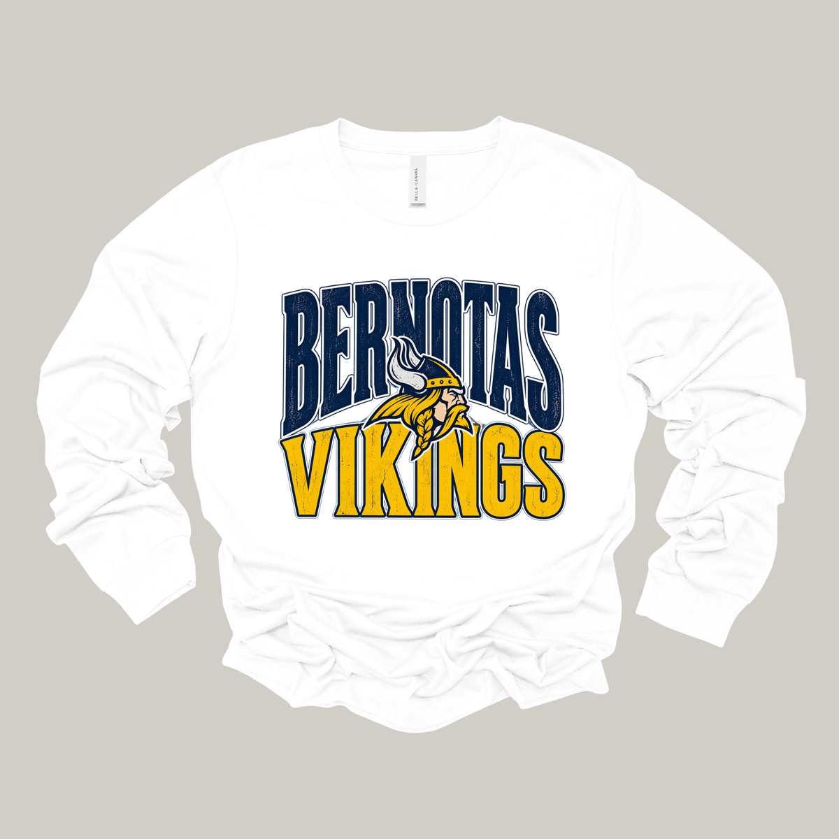 Bernotas Vikings Mascot | Long Sleeve Tee