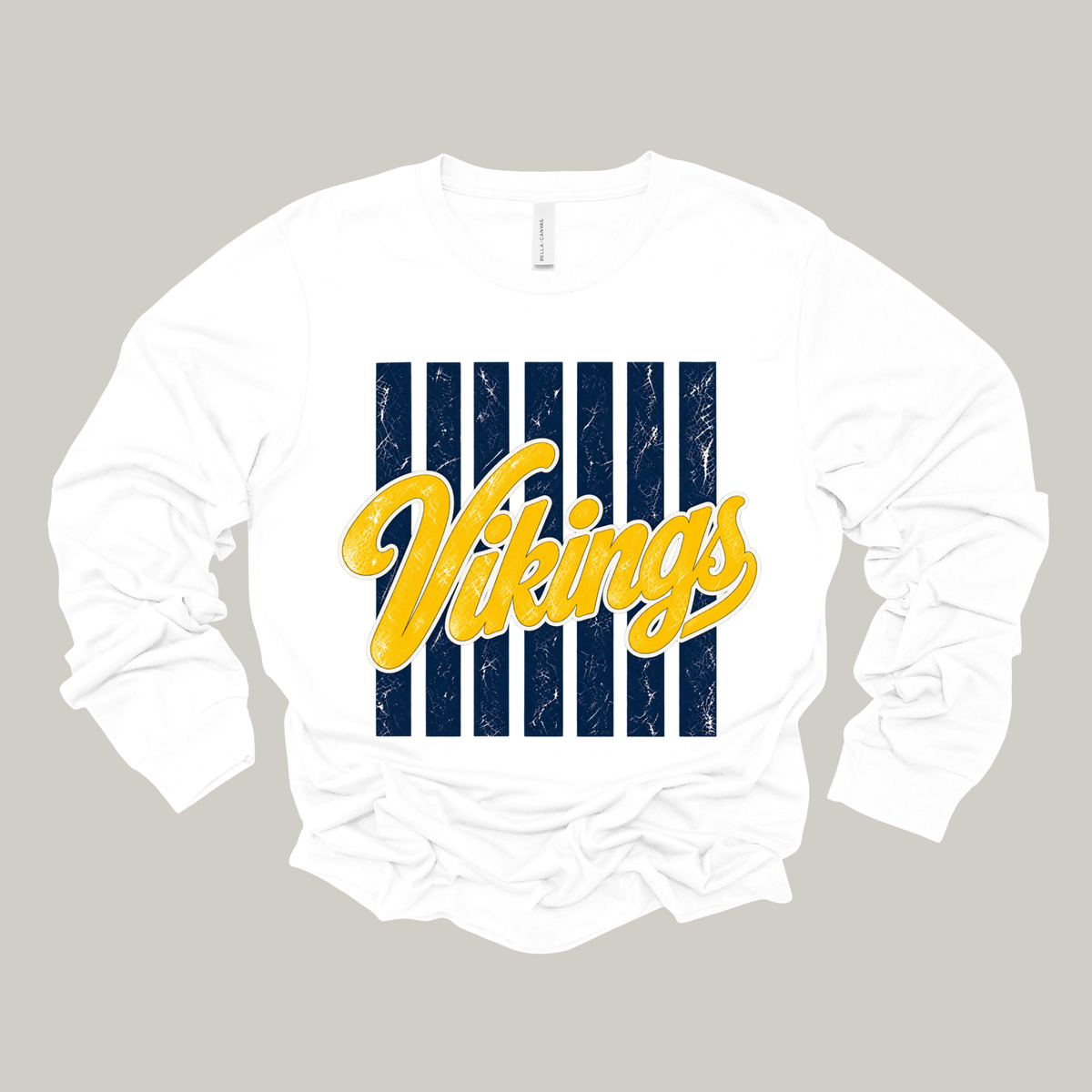 Vikings Stripes | Long Sleeve Tee