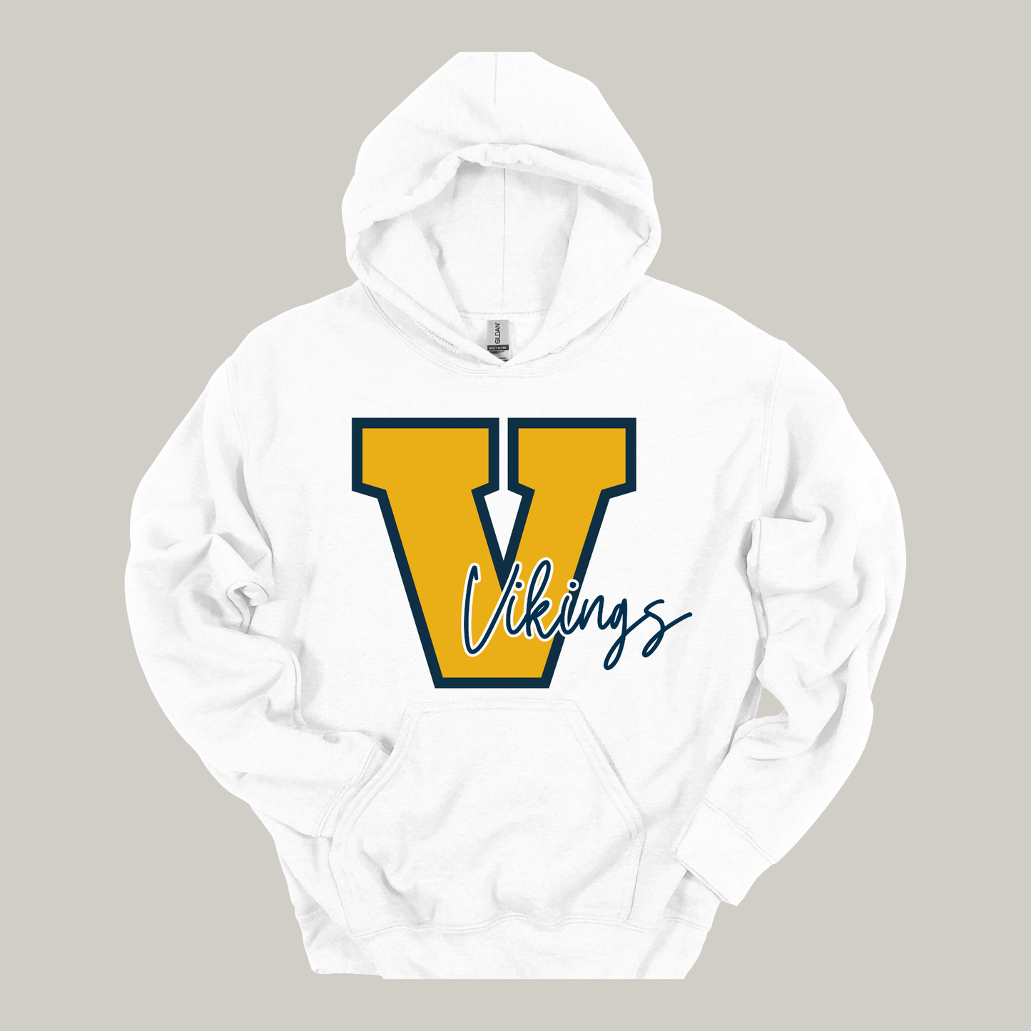 Big V for Vikings | Youth Hooded Sweatshirt
