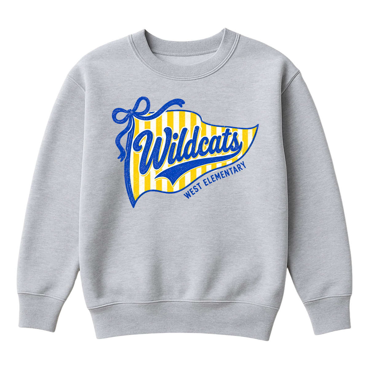 Wildcats Flag | Youth Fleece Crewneck