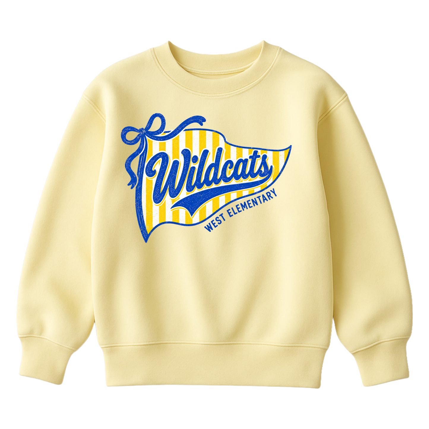 Wildcats Flag | Youth Fleece Crewneck