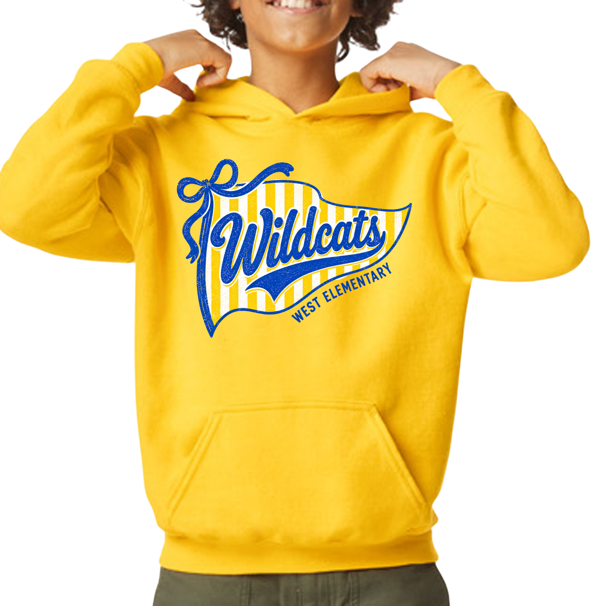 Wildcats Flag | Youth Hooded Sweatshirt