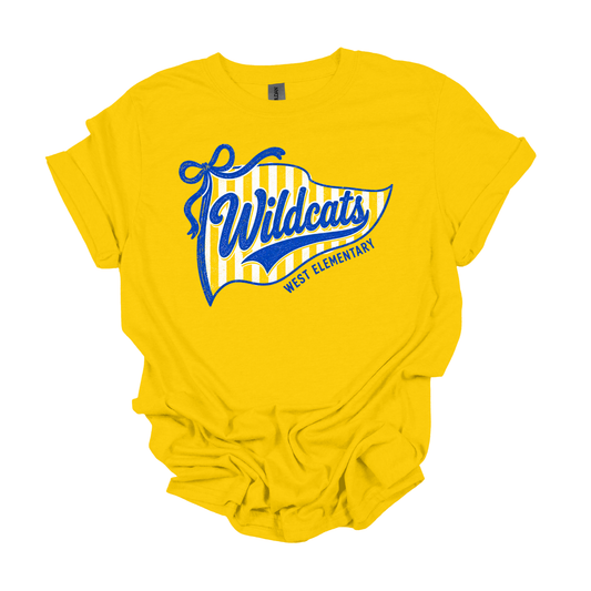 Wildcats Flag | Short Sleeve Tee