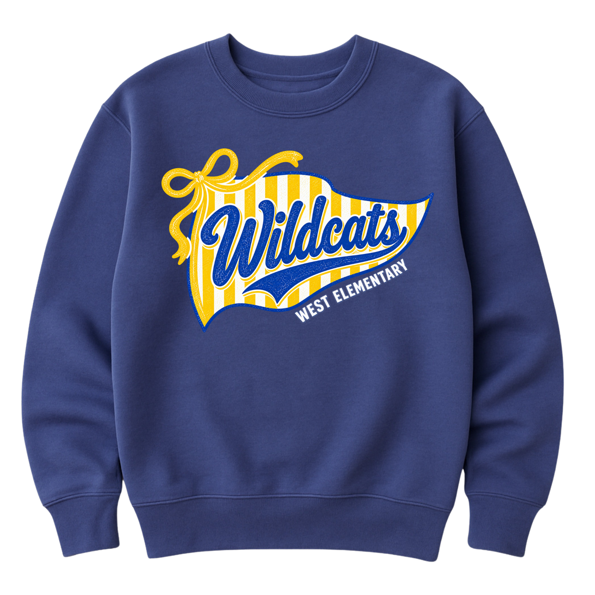 Wildcats Flag | Youth Fleece Crewneck