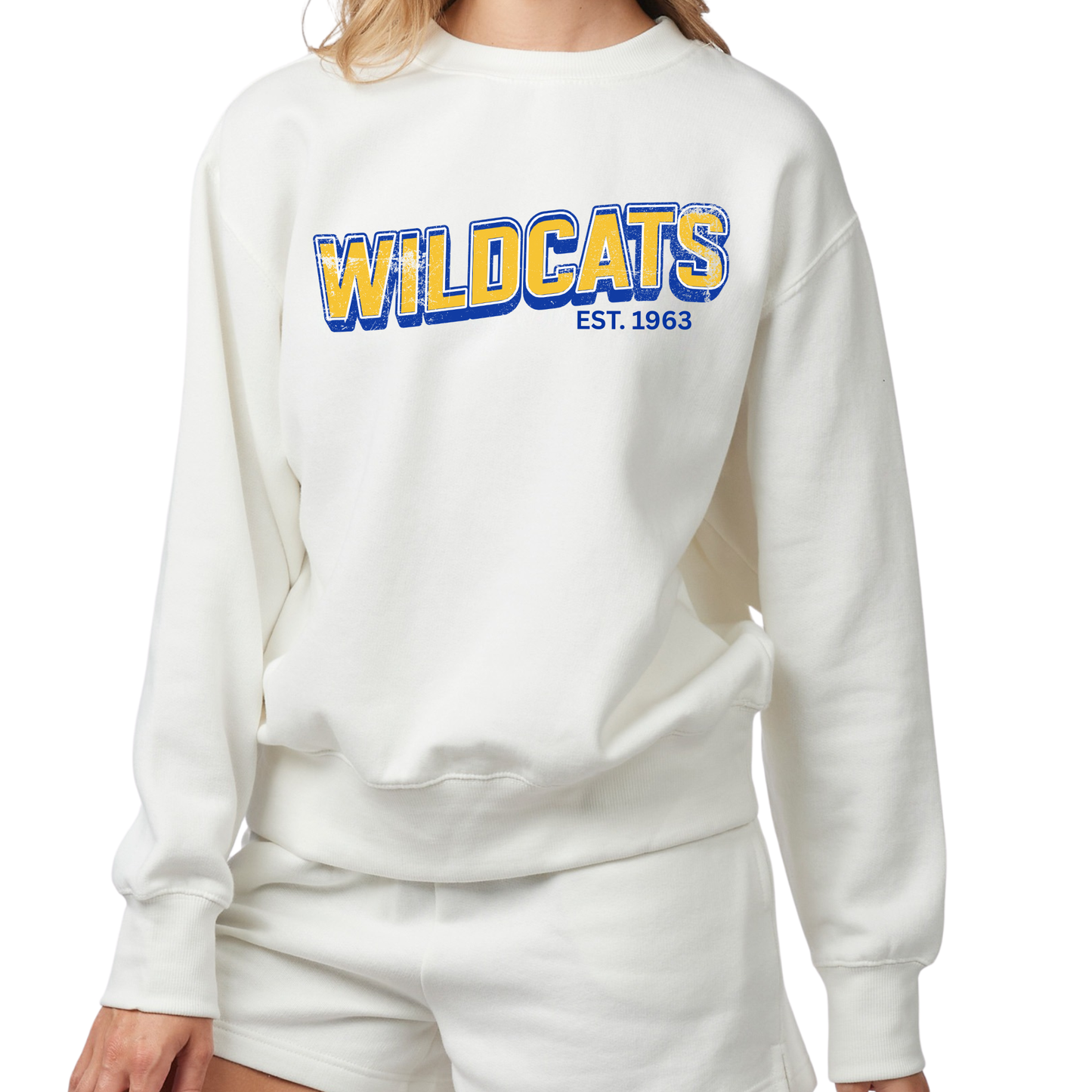 Wildcats | Ladies Boxy Crewneck
