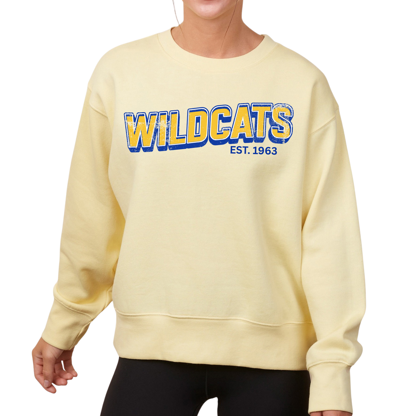 Wildcats | Ladies Boxy Crewneck