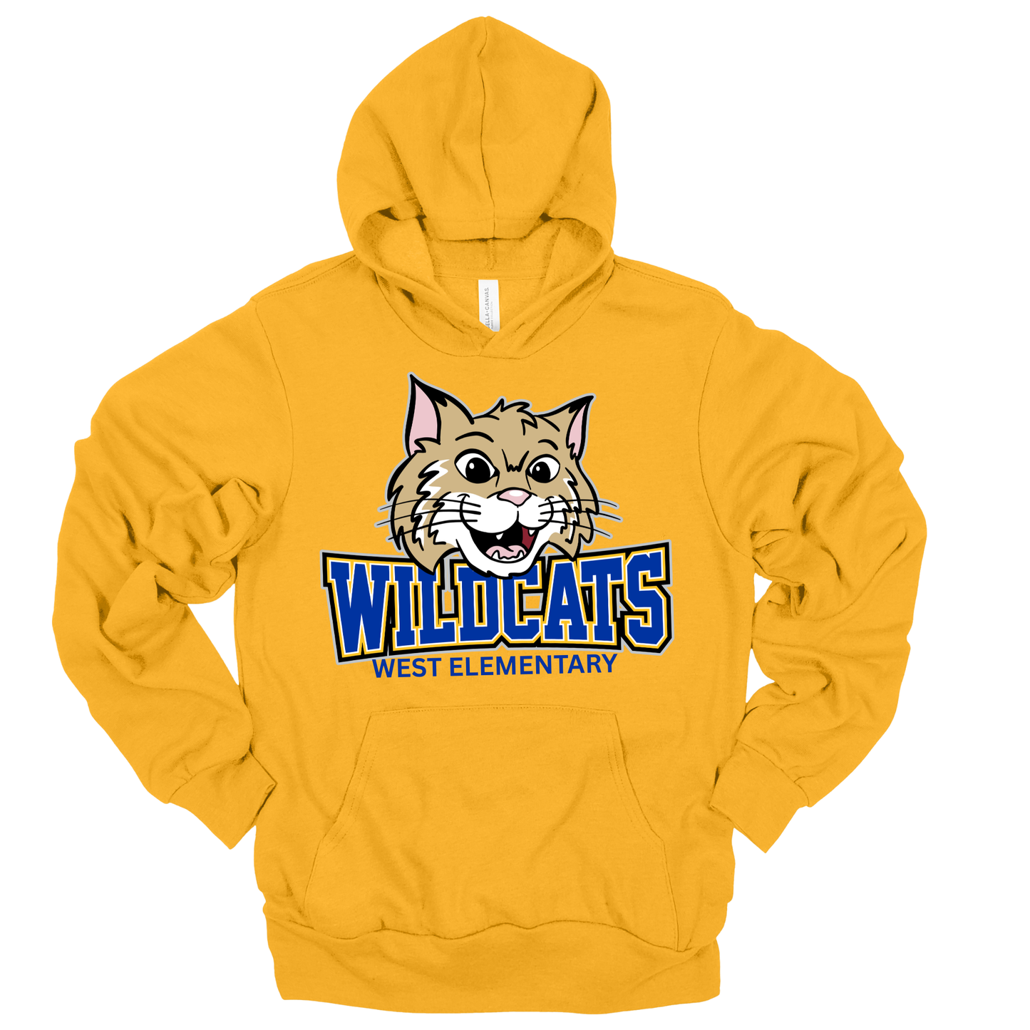 Wildcats Mascot | Adult Hooded Sweatshirt