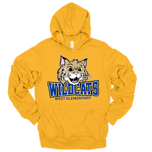 Wildcats Mascot | Adult Hooded Sweatshirt