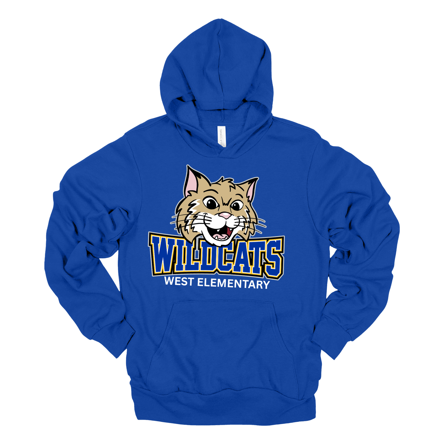 Wildcats Mascot | Adult Hooded Sweatshirt