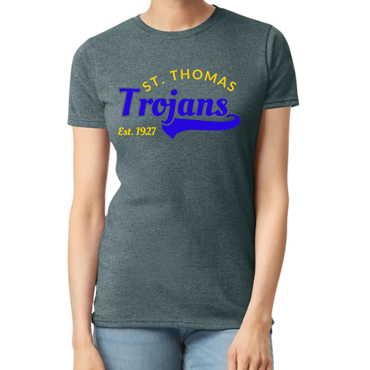 Vintage Trojans | Short Sleeve Womens Tee