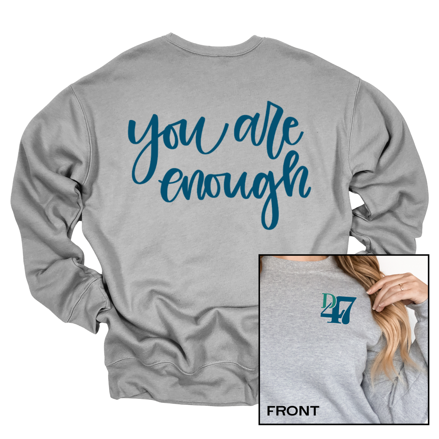 NEW! You Are Enough | Adult Crewneck