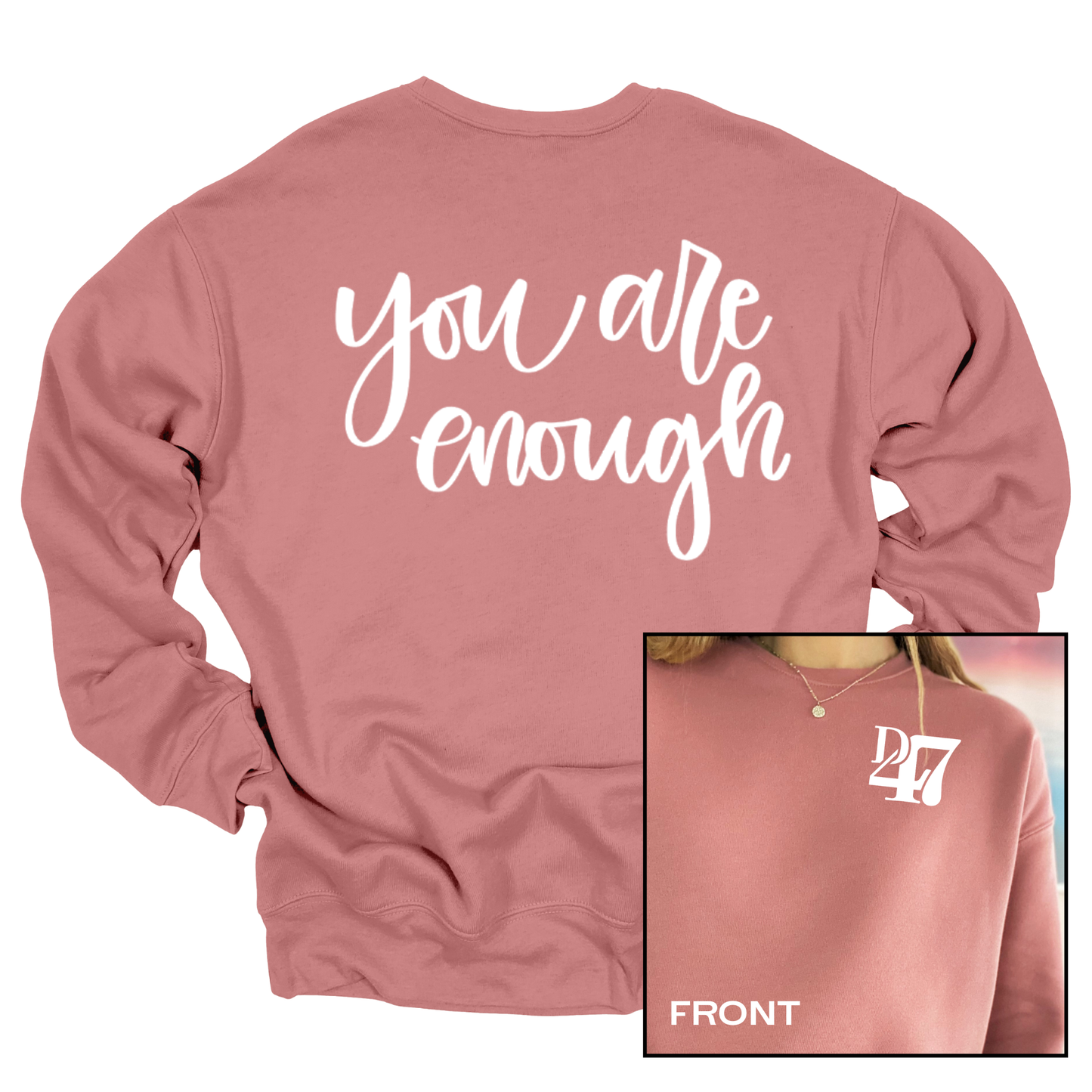 NEW! You Are Enough | Adult Crewneck