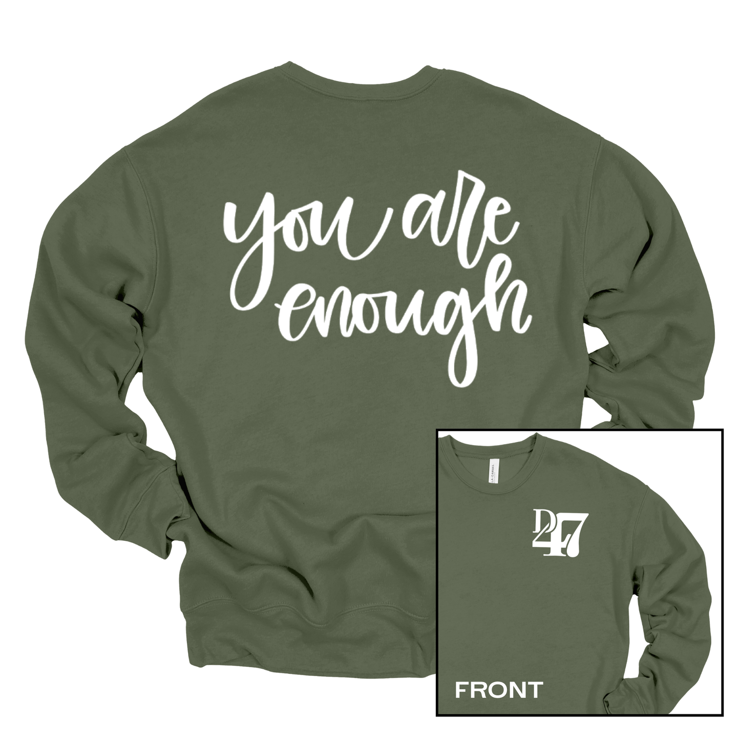 NEW! You Are Enough | Adult Crewneck