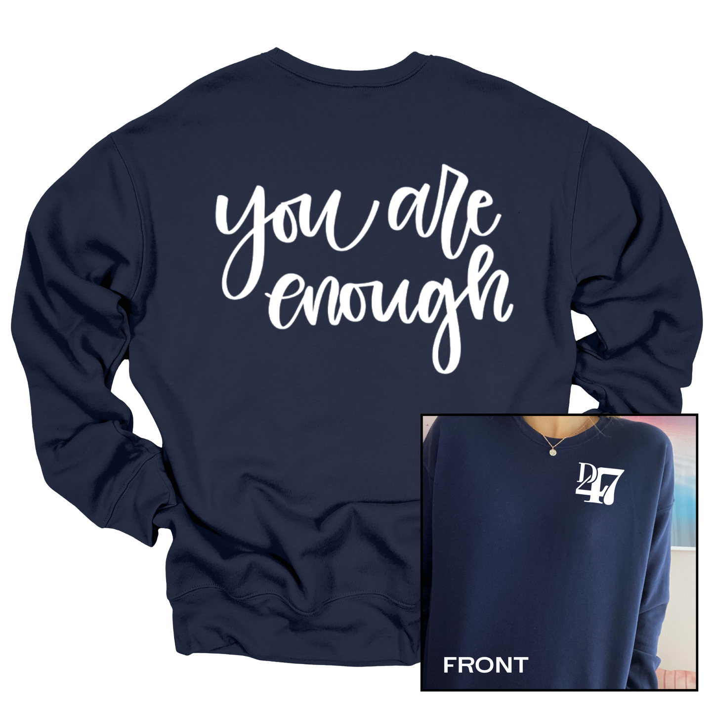 NEW! You Are Enough | Adult Crewneck