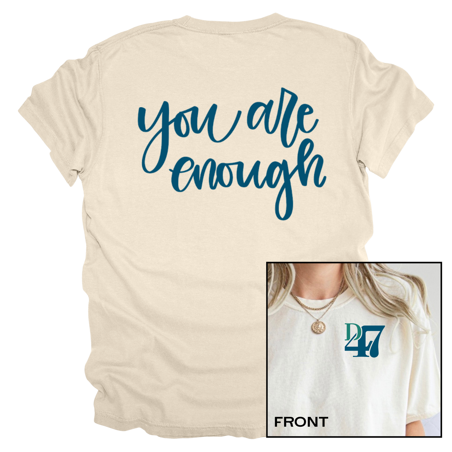 NEW! You Are Enough | Short Sleeve Adult Tee