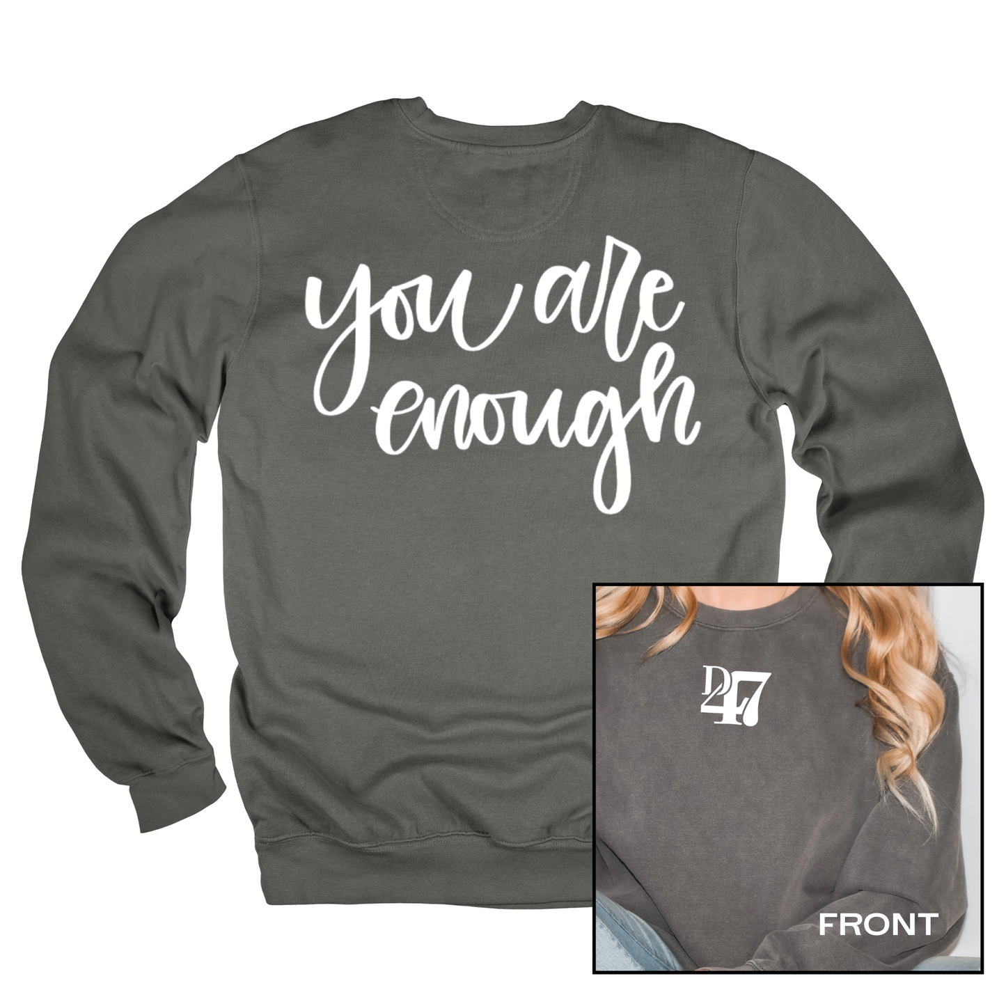 NEW! You Are Enough | Adult Crewneck