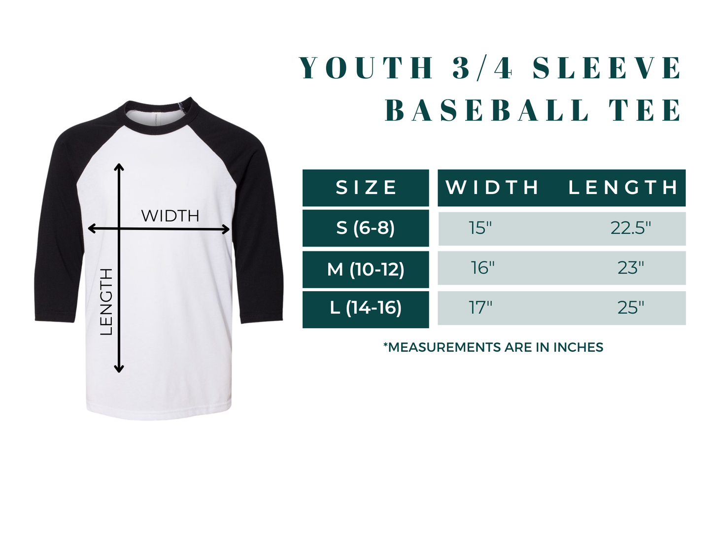 Crystal Lake Baseball | Three-Quarter Sleeve Baseball Tee