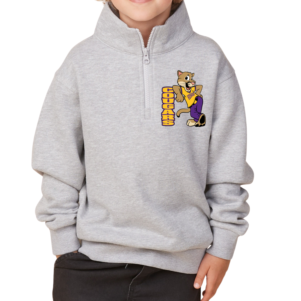 Cougar Lean | Youth Quarter Zip