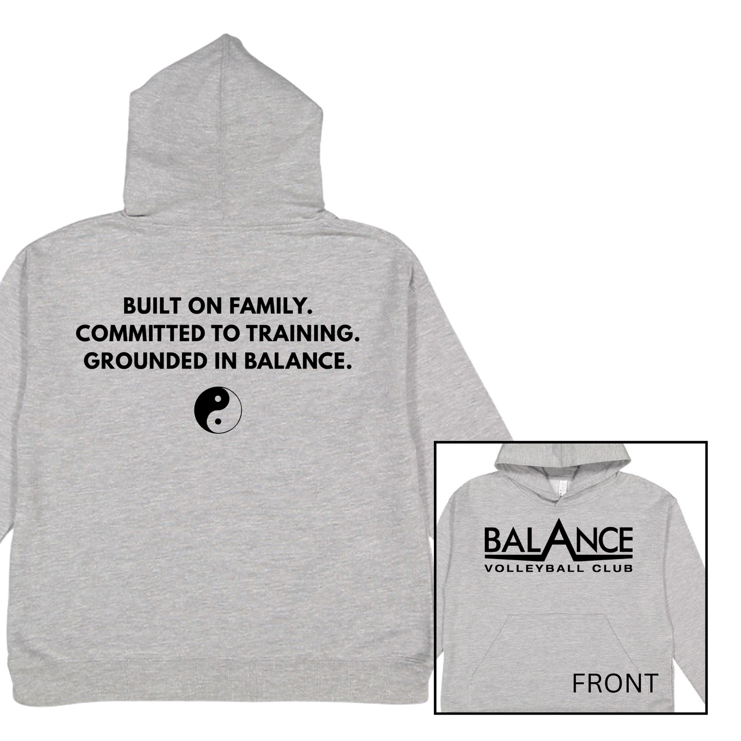 Balance Motto | Youth Hooded Sweatshirt