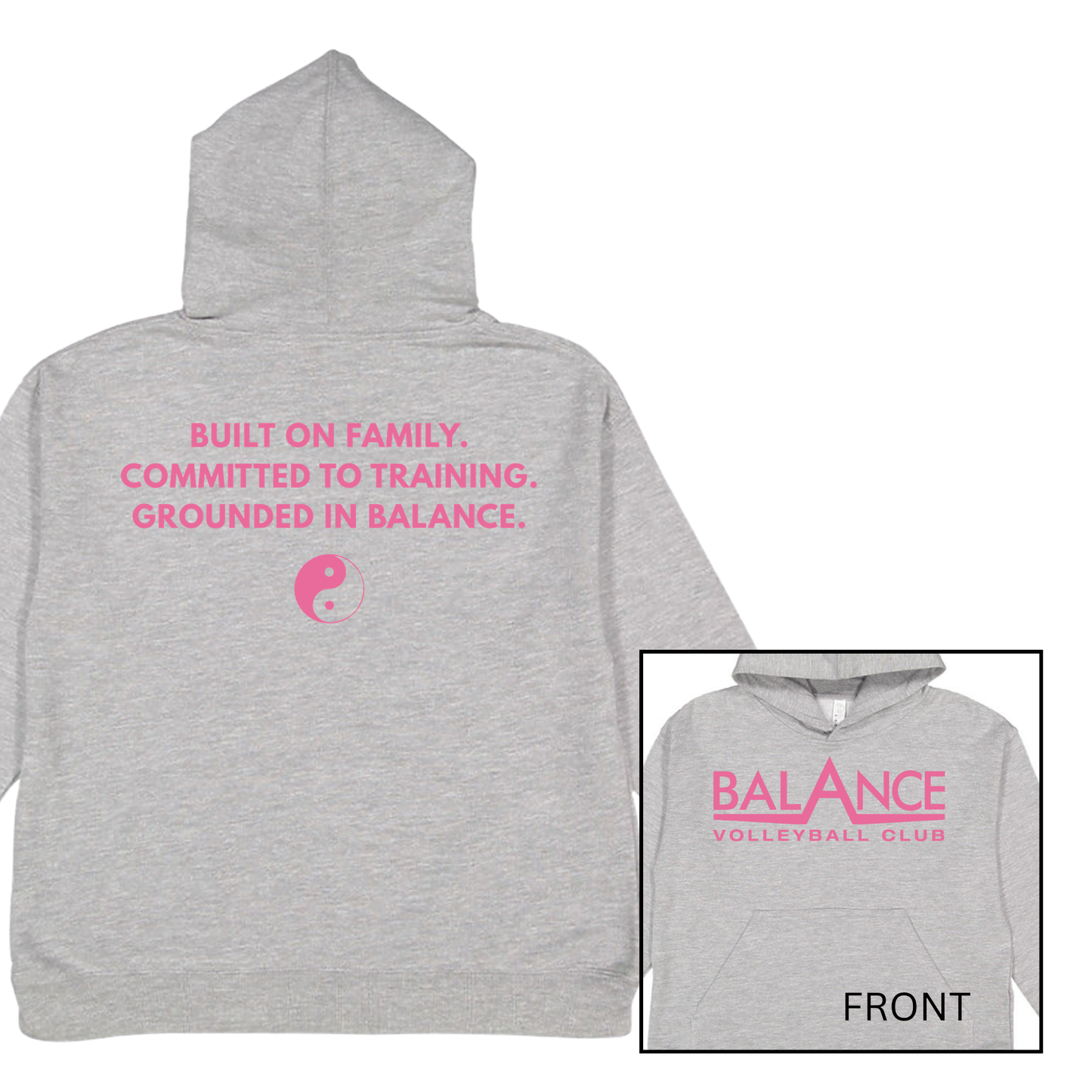 Balance Motto | Youth Hooded Sweatshirt