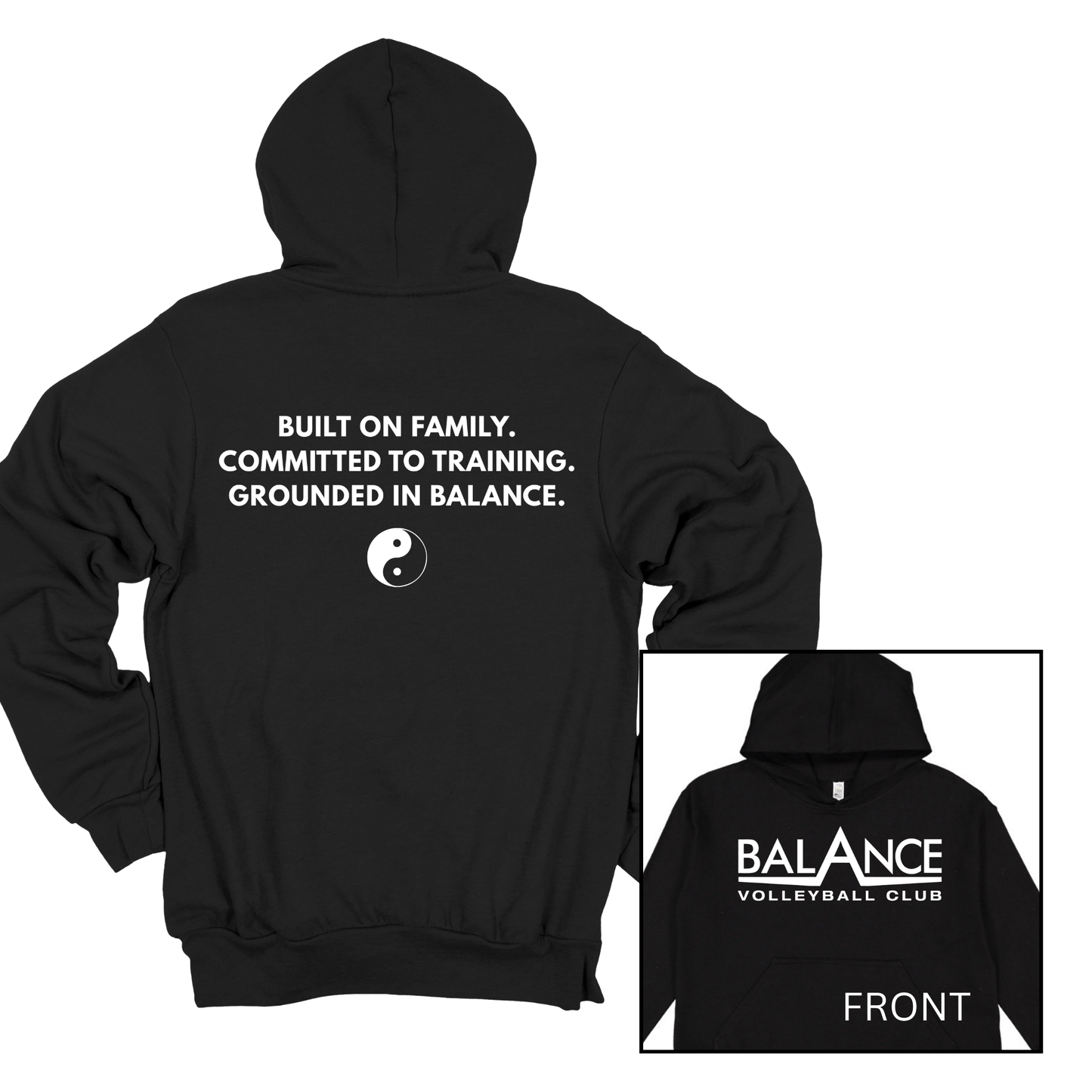 Balance Motto | Youth Hooded Sweatshirt