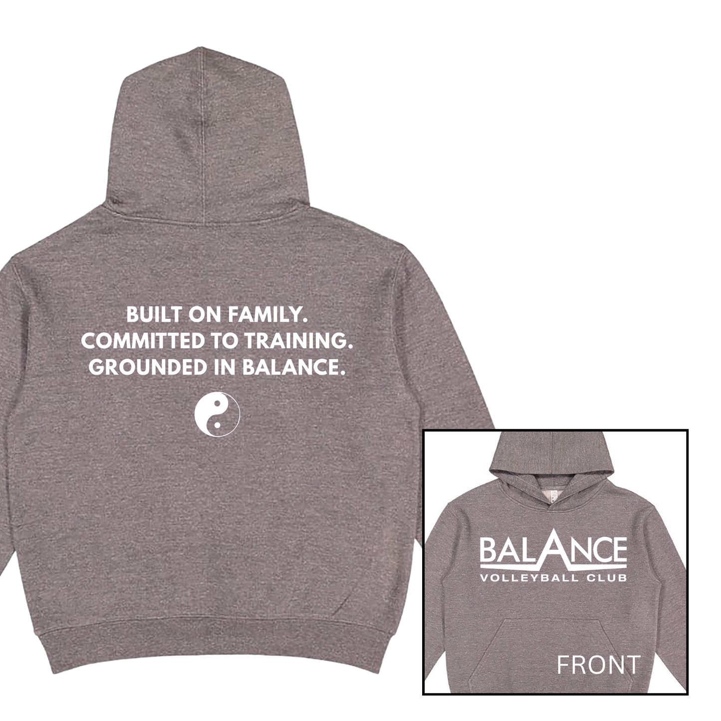 Balance Motto | Youth Hooded Sweatshirt