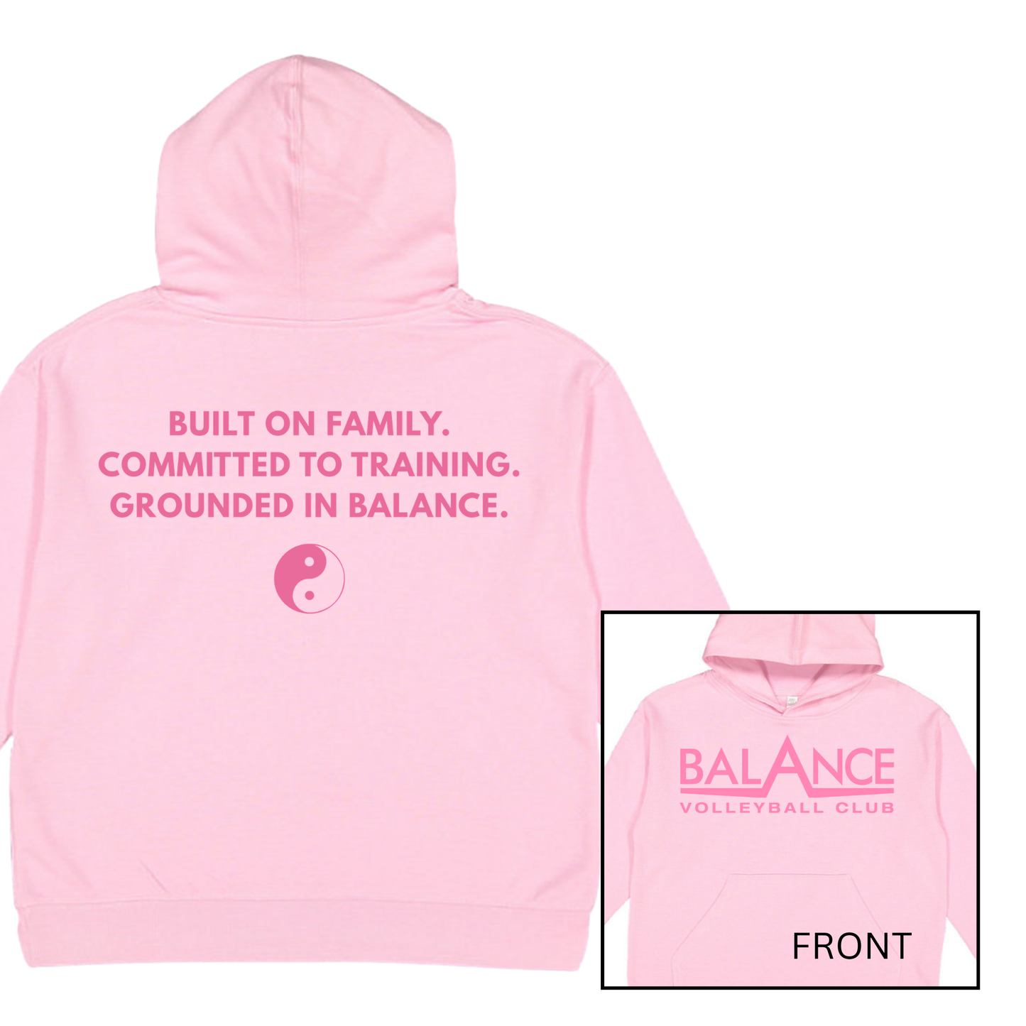 Balance Motto | Youth Hooded Sweatshirt