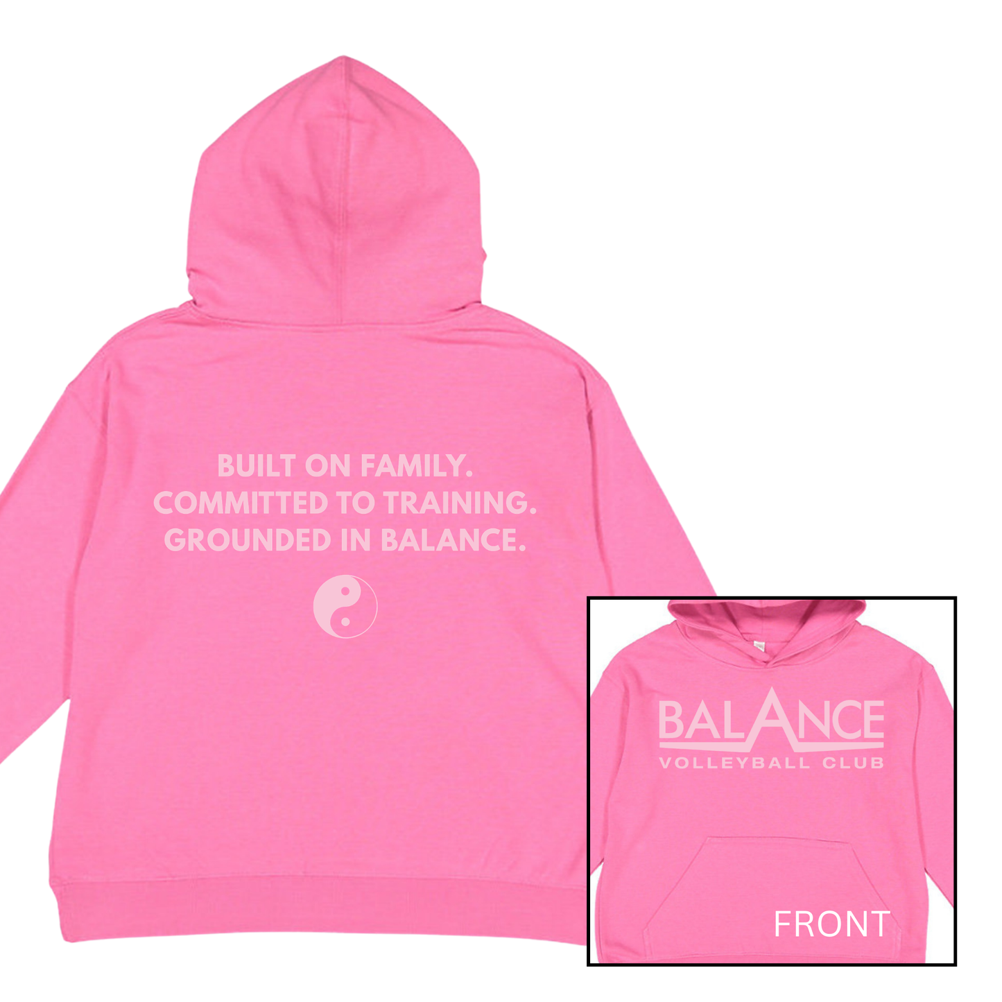 Balance Motto | Youth Hooded Sweatshirt