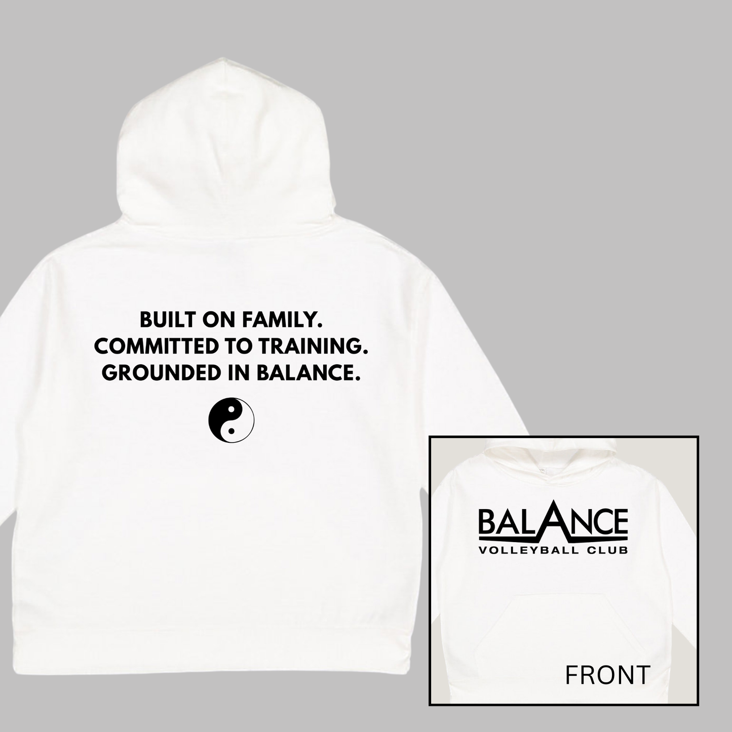 Balance Motto | Youth Hooded Sweatshirt