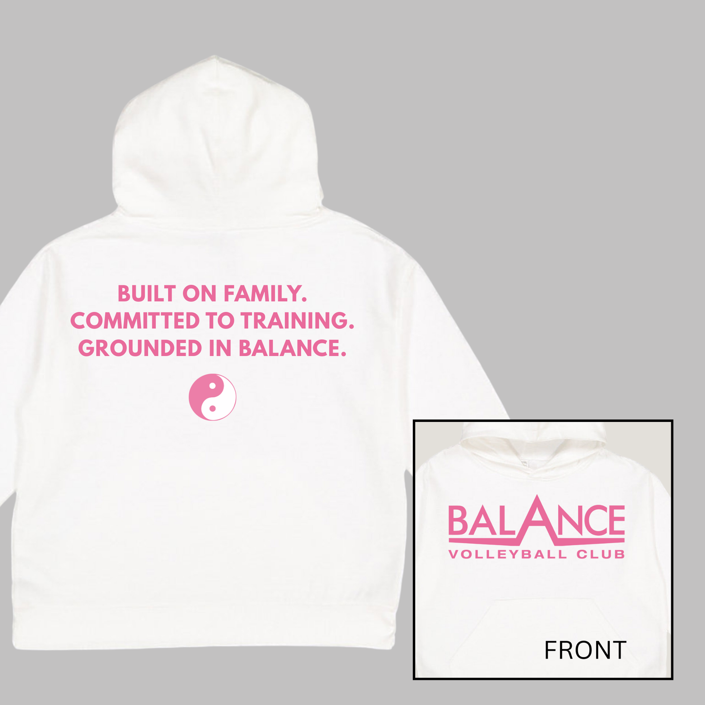 Balance Motto | Youth Hooded Sweatshirt