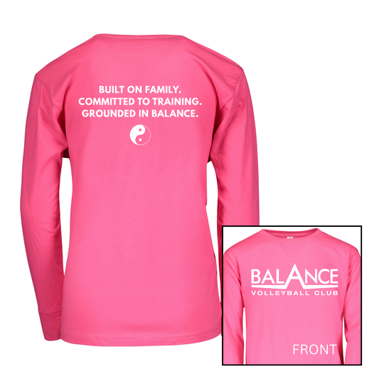 Balance Motto | Long Sleeve Youth Tee