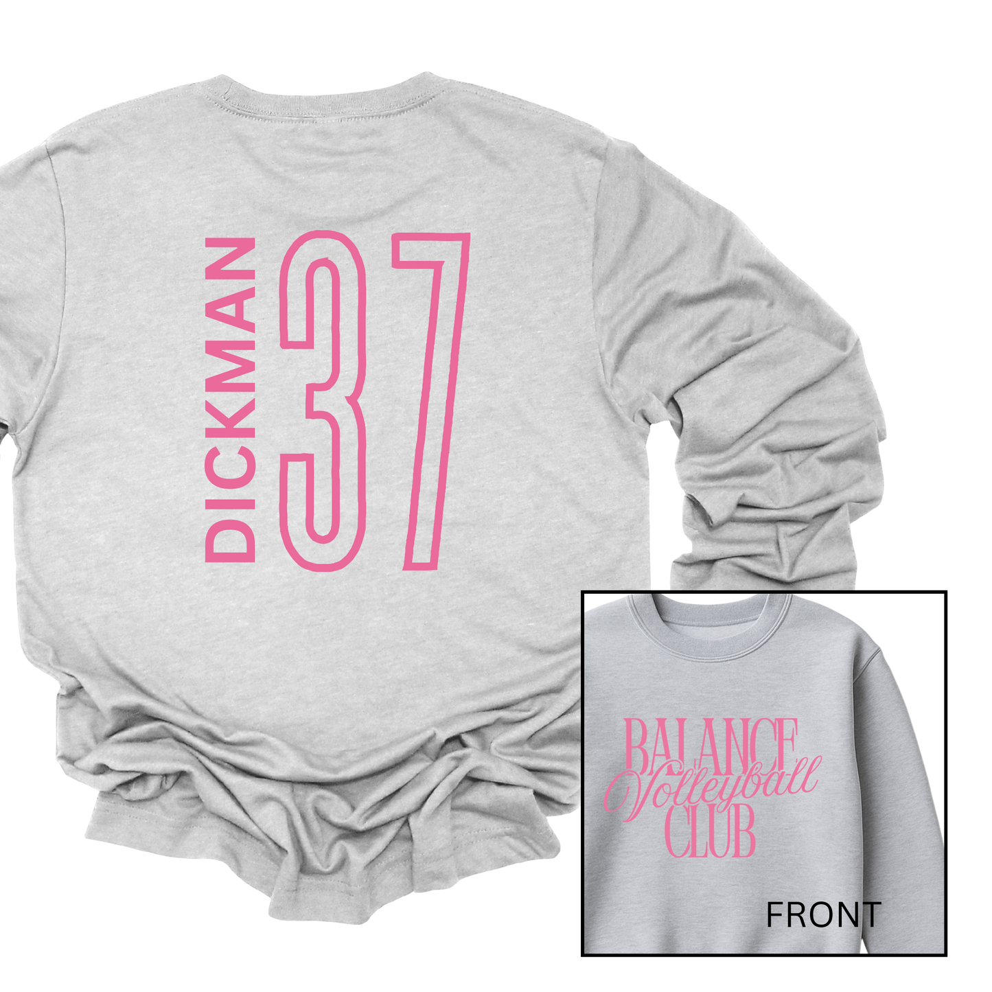Balance Volleyball Club, Personalized | Youth Fleece Crewneck