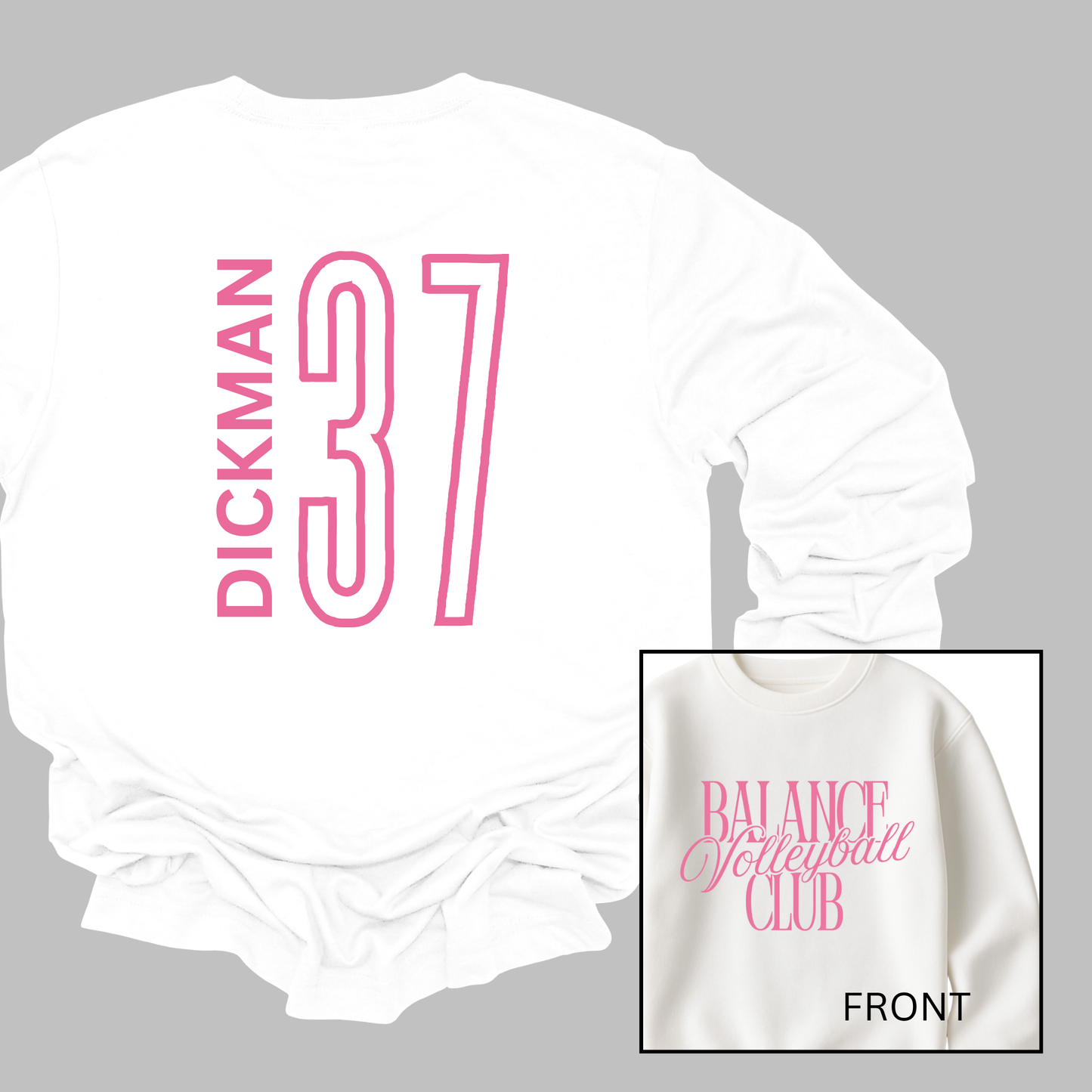 Balance Volleyball Club, Personalized | Youth Fleece Crewneck