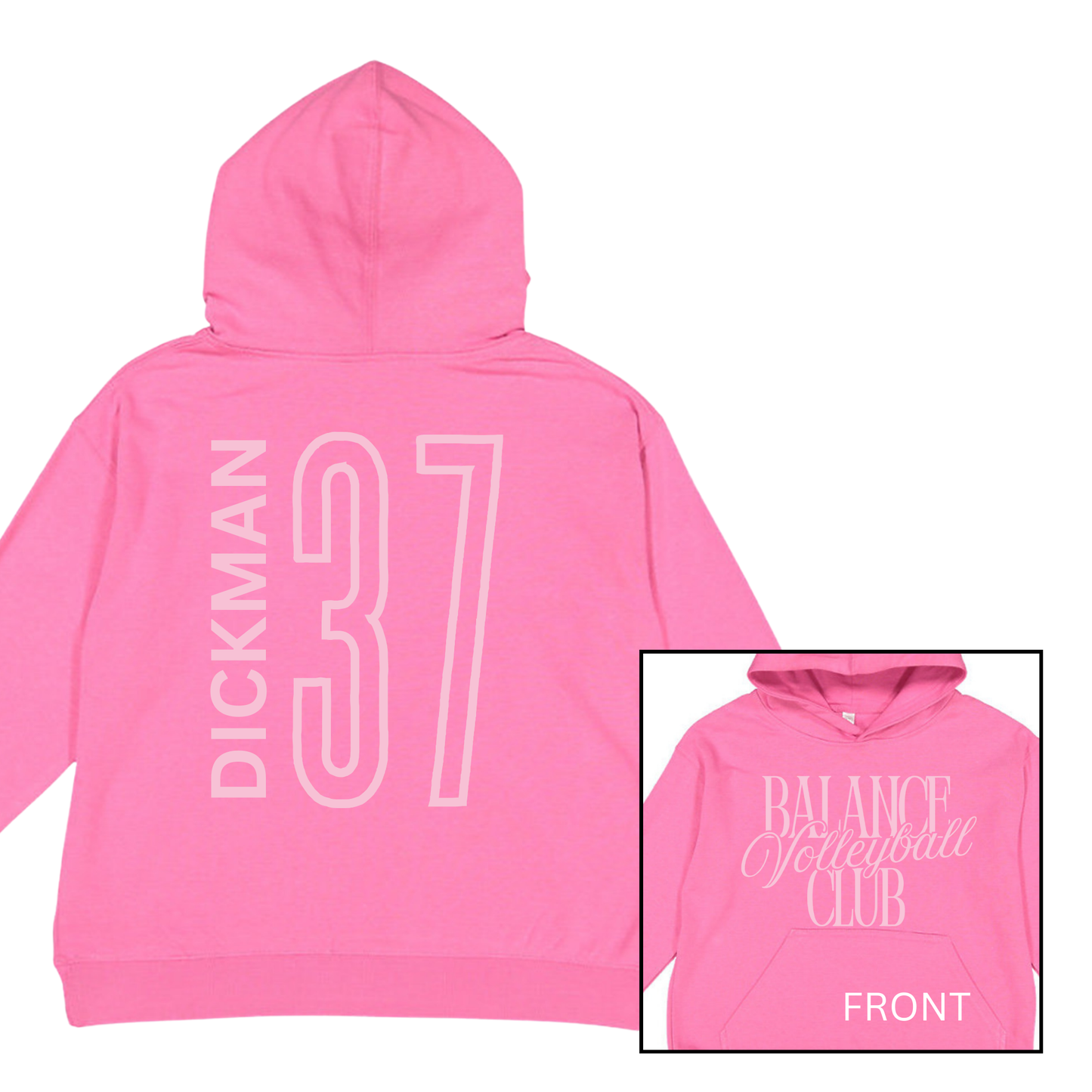 Balance Volleyball Club, Personalized | Youth Hooded Sweatshirt